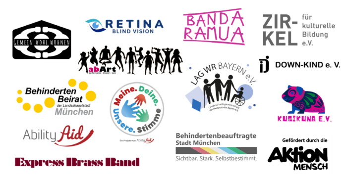Logos aller beteiligten Organisationen 